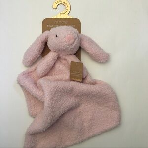 Lovey Soft Baby Toy Bunny Security Blanket Feather Knit NEW | Levi and Emmie
